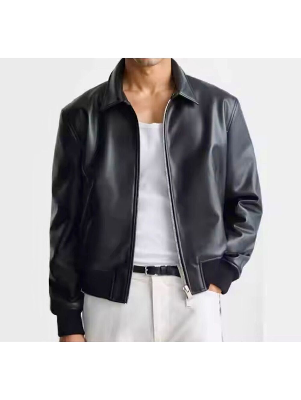 Industry Leather Jacket (Black)